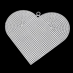 plasa pentru brodat inima