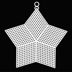 plasa pentru brodat stea