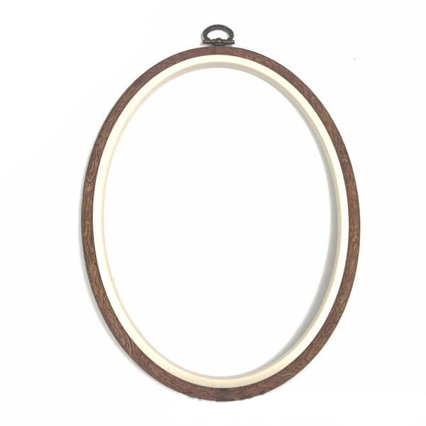 gherghef oval rama pentru broderie cauciuc 160x215 turcia