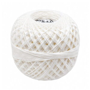 macrame croset alb favil 40/6 50g